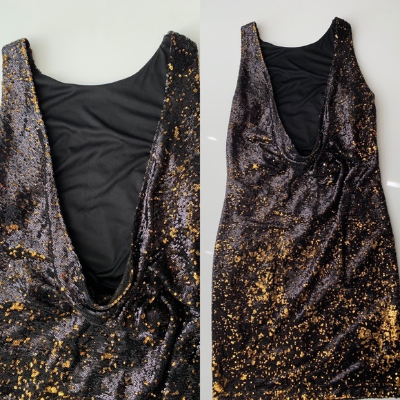ZARA Basic Collection Sequin Dress - Picture 2 of 5